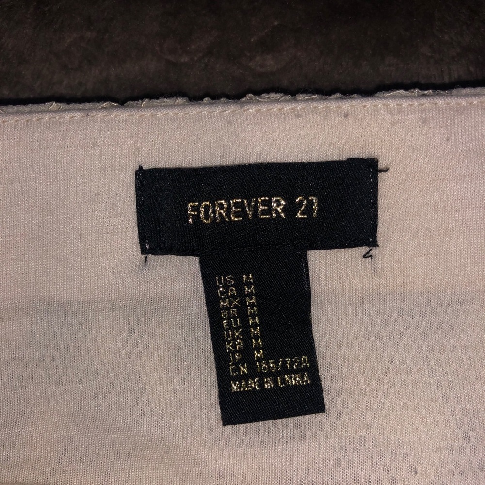 Forever 21 cream lace skirt - Picture 2 of 2